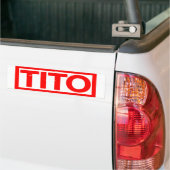 Tito Briefmarke Autoaufkleber (Auf Lkw)