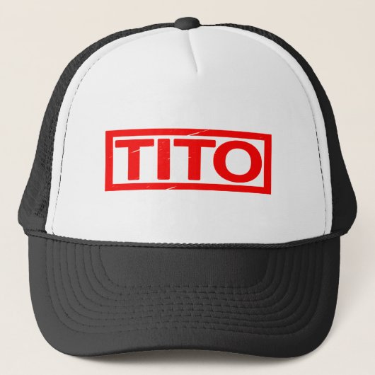 Tito Briefmarke Truckerkappe (Vorderseite)