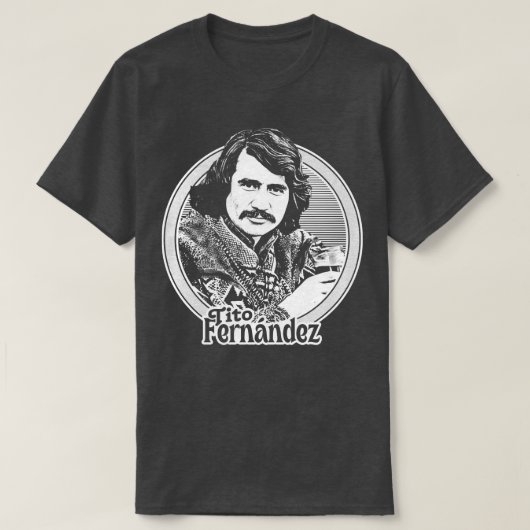 Tito Fernndez Retro Style Fan Art 1 T-Shirt (Design vorne)