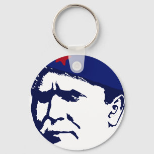 Tito josip Broz Porträtillustration Schlüsselanhänger