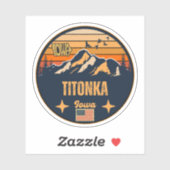 Titonka, Iowa Aufkleber (Blatt)