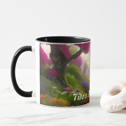 Titos Morgentee Personalisiert anpassbar Tasse (Mit Donut)
