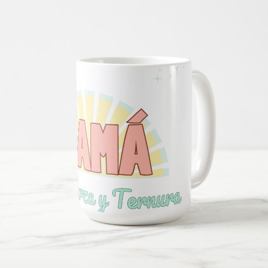 Título: Faith, Strength & Tenderness Kaffeetasse (VorderseiteRechts)