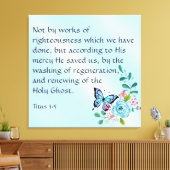 Titus 3:5 leinwanddruck (Insitu (Wohnzimmer))