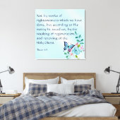 Titus 3:5 leinwanddruck (Insitu (Schlafzimmer))