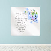 Titus 3:5 leinwanddruck (Insitu (Holzboden))