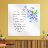 Titus 3:5 leinwanddruck (Insitu (Wohnzimmer))