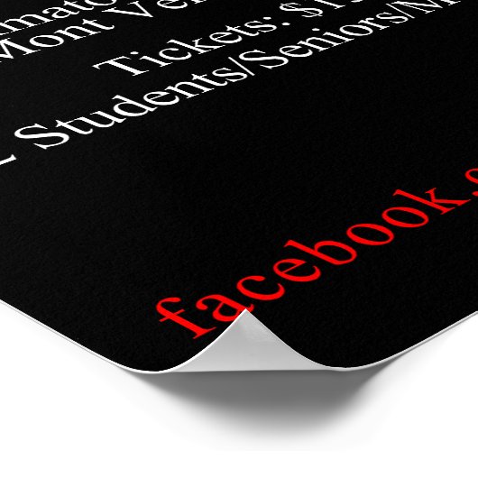 Titus Andronicus Poster (Ecke)