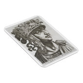 Titus Caesar (39-81 AD), 1596 (Gravur) Magnet (Rechte Seite)