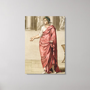 Titus, Kostüm für "Berenice" von Jean Racine, aus Leinwanddruck