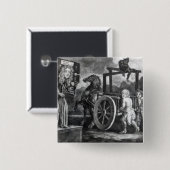 Titus Oates am dritten Tag seiner Bestrafung Button (Vorne & Hinten)
