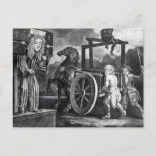 Titus Oates am dritten Tag seiner Bestrafung Postkarte