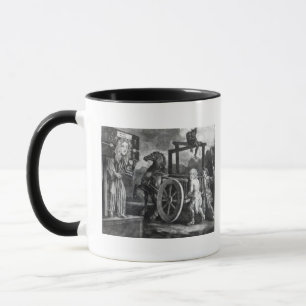 Titus Oates am dritten Tag seiner Bestrafung Tasse
