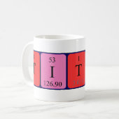 Titus Periodenname Tasse (Vorderseite Links)