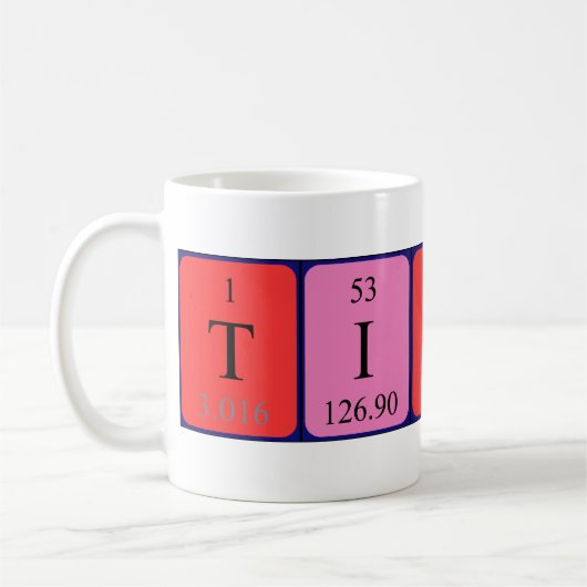 Titus Periodenname Tasse (Links)