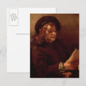 Titus Reading, c.1656-57 Postkarte (Vorne/Hinten)