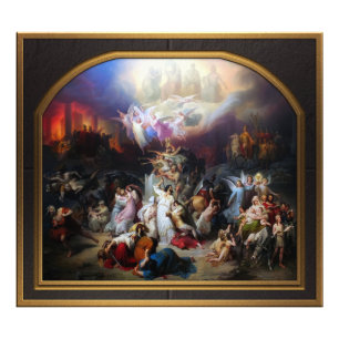 Titus zerstört Jerusalem durch Wilhelm von Kaulbac Fotodruck