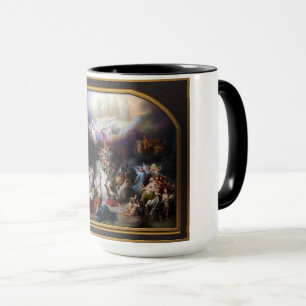 Titus zerstört Jerusalem von Wilhelm von Kaulbach Tasse