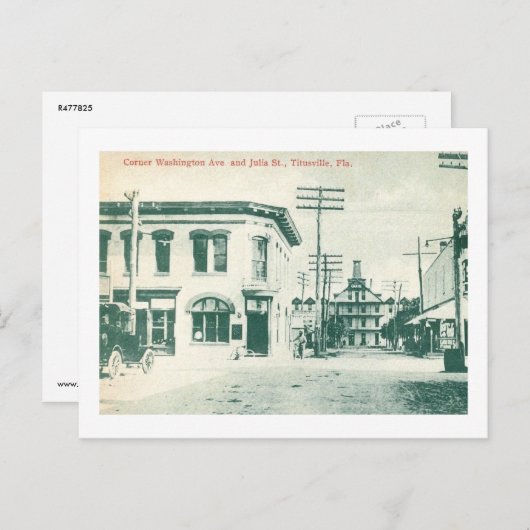 Titusville, Florida 1905 Vintag Postkarte (Vorne/Hinten)