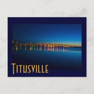 Titusville, Florida, USA Postkarte