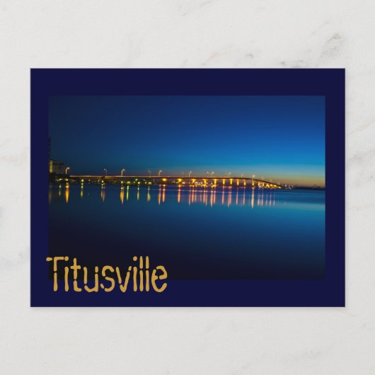 Titusville, Florida, USA Postkarte (Vorderseite)