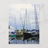 Titusville Marina Postkarte (Vorderseite)