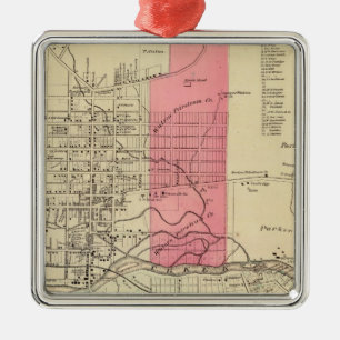 Titusville Silbernes Ornament
