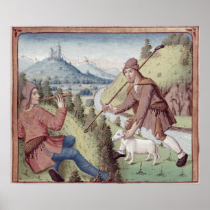 Tityrus meets Meliboeus, from 'The Eclogues' Poster