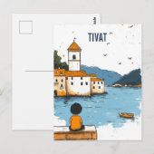 Tivat Montenegro Travel Postkarte (Vorne/Hinten)