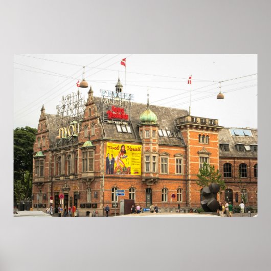 Tivoli Gardens Kopenhagen Dänemark Poster (Vorne)