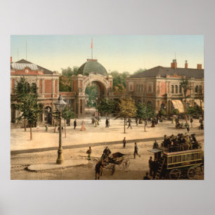 Tivoli-Park-Eingang Kopenhagen Dänemark Poster
