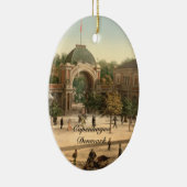 Tivoli-Park-Eingang Kopenhagen Keramik Ornament (Rechts)