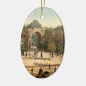 Tivoli-Park-Eingang Kopenhagen Keramik Ornament (Links)