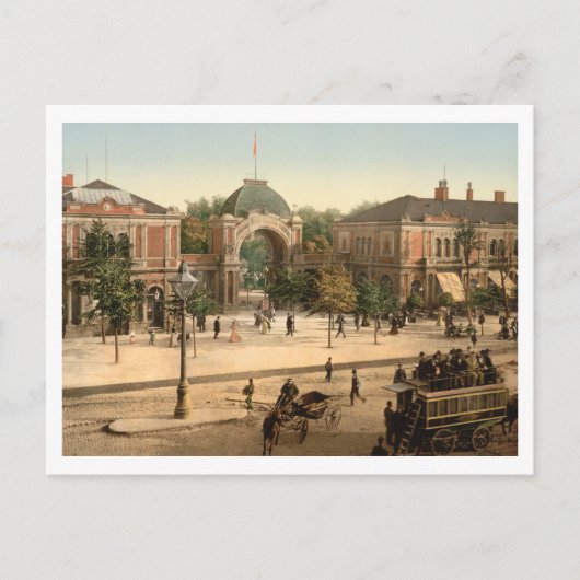 Tivoli Park Entrance Kopenhagen Postkarte (Vorderseite)