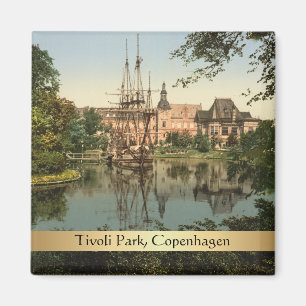 Tivoli Park, Kopenhagen, Dänemark Magnet