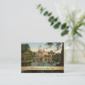 Tivoli-Park, Stammbaum Kopenhagens, Dänemark Visitenkarte (Stehend Vorderseite)