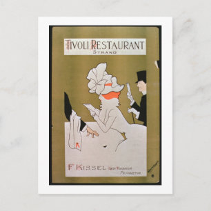 'Tivoli Restaurant, Strand', London (Farbe litho) Postkarte