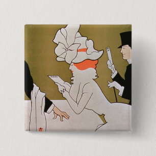 "Tivoli-Restaurant, Strang", London (Farbelitho) Button