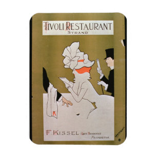 "Tivoli-Restaurant, Strang", London (Farbelitho) Magnet