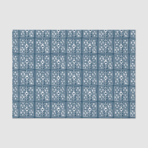 Tivoli Tile Blue White Pattern Seidenpapier