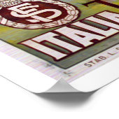 Tivoli und die Villa D'Este Poster (Ecke)