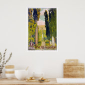 Tivoli und die Villa D'Este Poster (Küche)