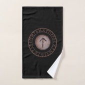 Tiwaz Elder Futhark rune Badhandtuch Set (Handtuch)