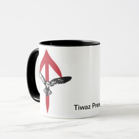 Tiwaz Presse-Kaffee-Tasse Tasse (Vorderseite Links)