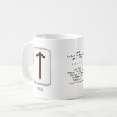 Tiwaz RuneStone-Tasse Kaffeetasse (Vorderseite Links)