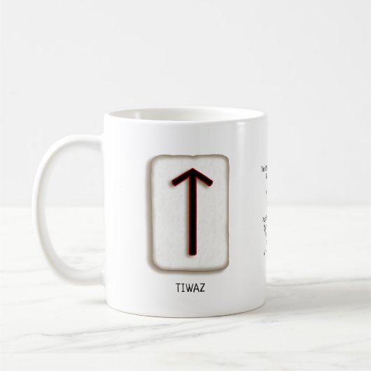 Tiwaz RuneStone-Tasse Kaffeetasse (Links)