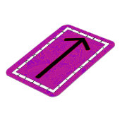 Tiwaz Viking Rune Magnet - Sieg! (Linke Seite)