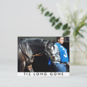 Tiz Long Gone Postkarte (Stehend Vorderseite)