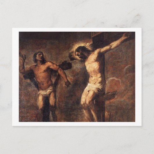 Tizian Christ und der gute Dieb Postkarte (Vorderseite)