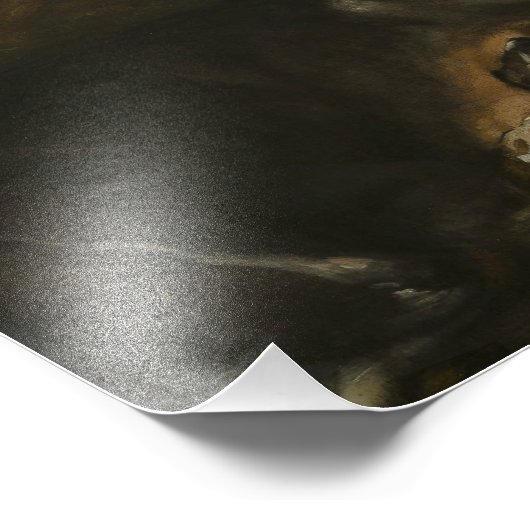 Tizian - Junge mit Hunden in einer Landschaft Fotodruck (Ecke)